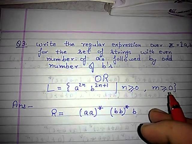 Regular expression example 3