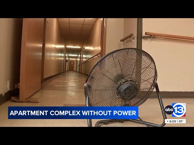 Residents in Wharton at Pecan Village Apartments say they're without power