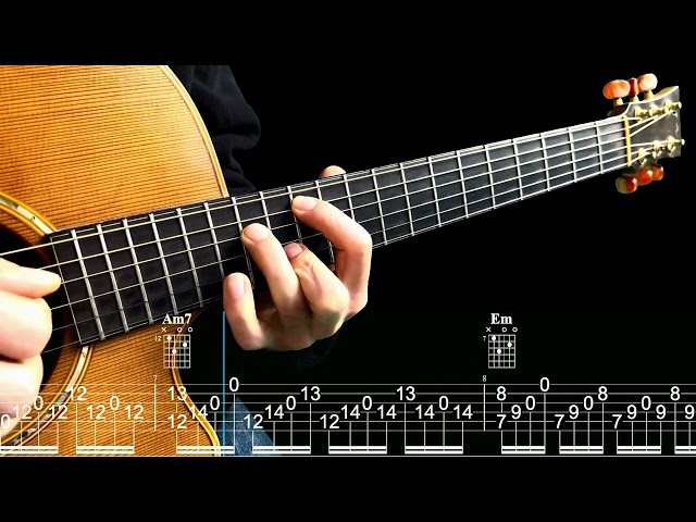 Color contrast of different chords in C key