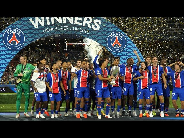 PSG vs Aston Villa 2-1 | UEFA Super Cup 2026 Highlights