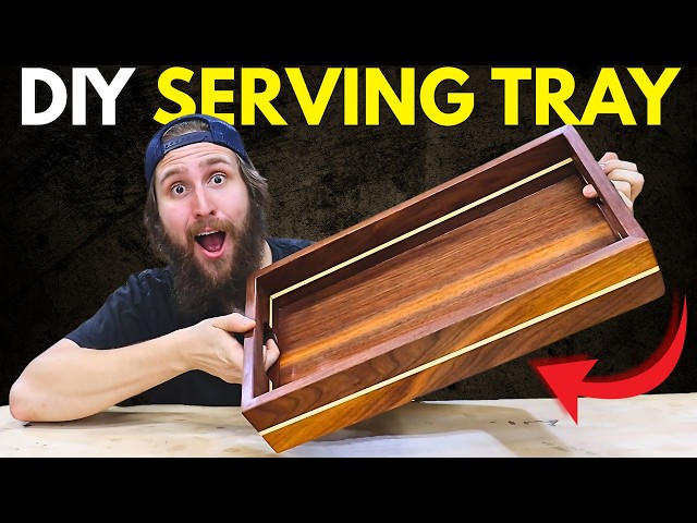How to Make a DIY Wooden Serving Tray (with Handles)