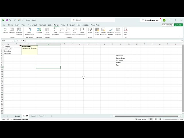 9 Add notes or comments in excel | Excel Tutorial for Beginners