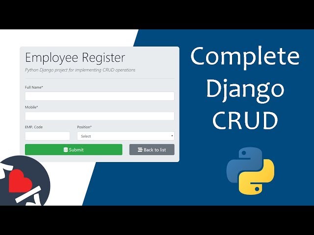 Complete Django CRUD Operations