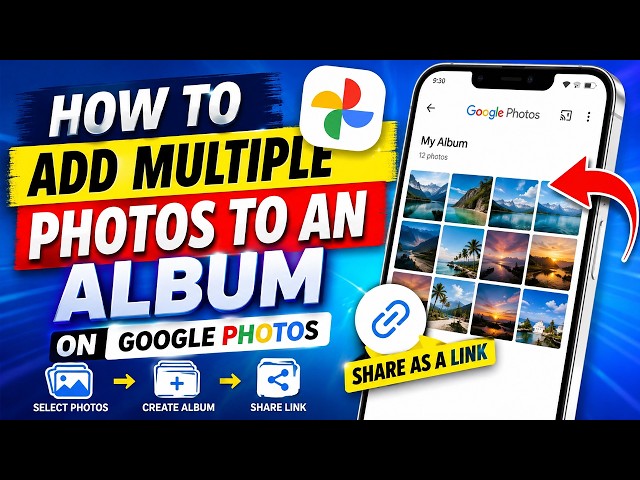 How to share multiple photos as a link