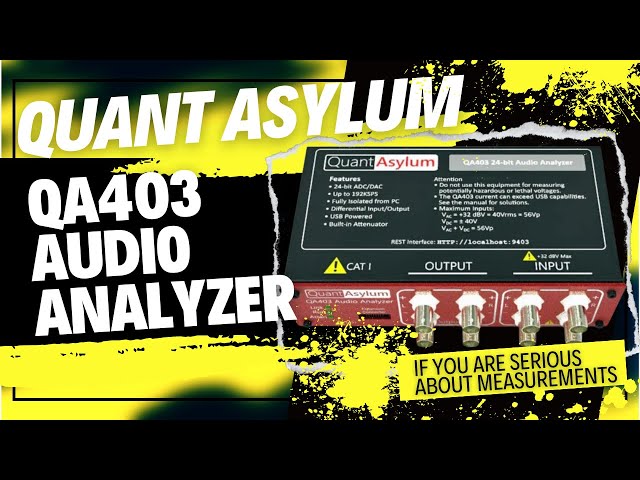 Quant Asylum QA403 audio analyzer