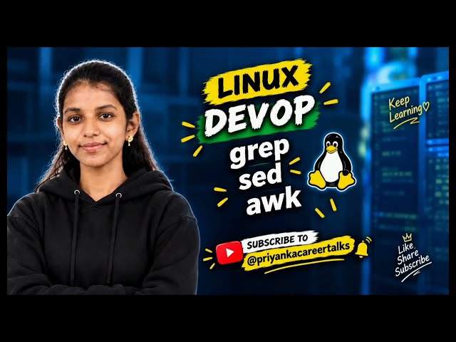 Master Linux Grep, Sed & Awk in 2026 (The Ultimate DevOps Guide) 🚀🔥  #devops #linux  #devopsroadmap 