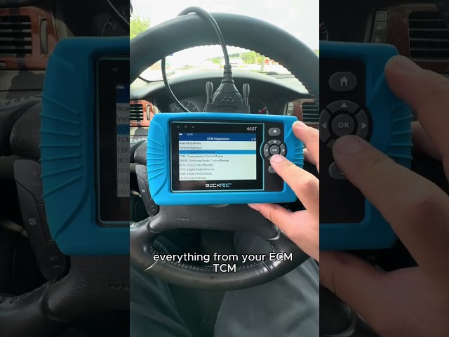 BLCKTEC 460t scans all cars with no fees. Fix your car easy. #obd2scanner #blcktec #carcare