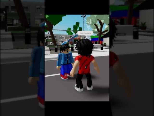 Cantando " Lua no céu" #roblox #brookhaven #robloxshorts