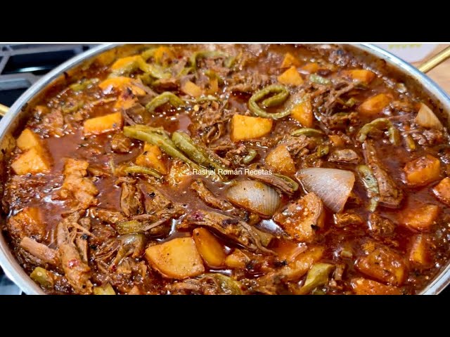 SHREDDED BEEF IN GREEN TOMATO SAUCE 😋