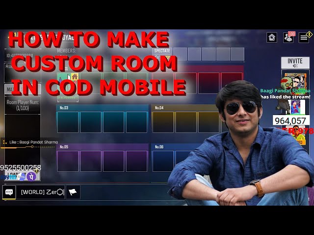 How To Make Custom Room Call Of Duty Mobile CODM