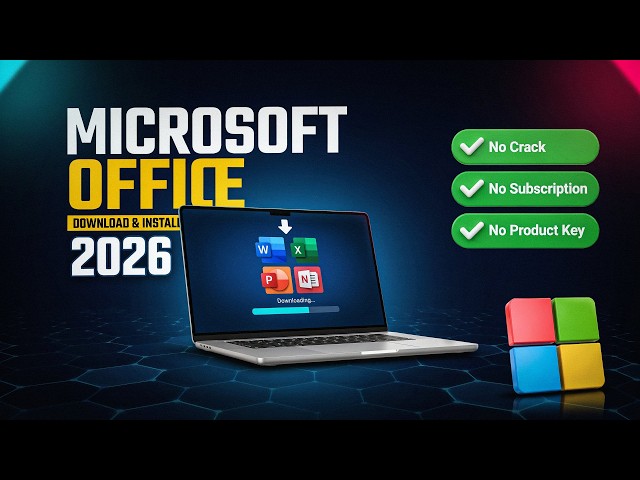 how to Download & Install Microsoft Office in 2026 [No Key, No Subscription]