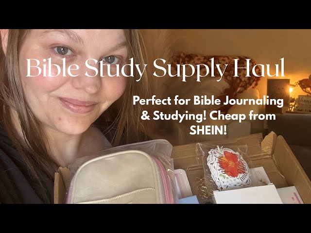 New Bible Study Supplies! Perfect for Bible Journaling and Studying Scripture 📖 
