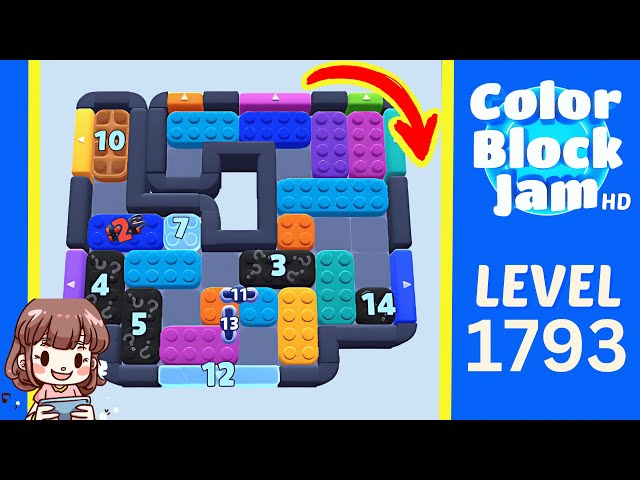 Color Block Jam Level 921 (1793) Solution Walkthrough