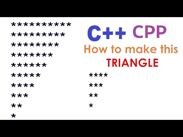 Print pattern in C, C++, Cpp || Star pattern || reverse right angle #shorts