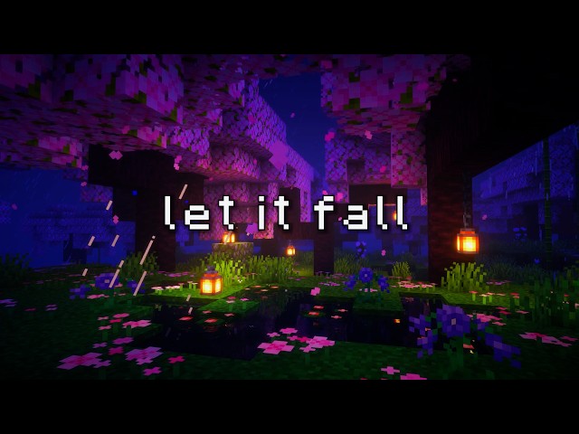 let it all fall tonight... (1 hour minecraft music w/ rain & wind)