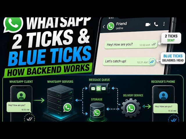 WhatsApp Blue Tick & 2 Tick Explained | How WhatsApp Works