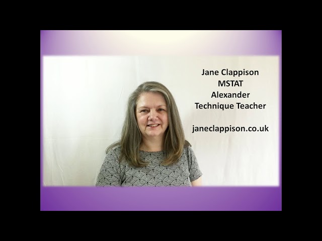 Alexander Technique Active rest audio guide (directions plus ease, space and release) Jane Clappison