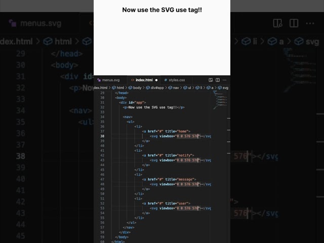 Now use the SVG use tag!!