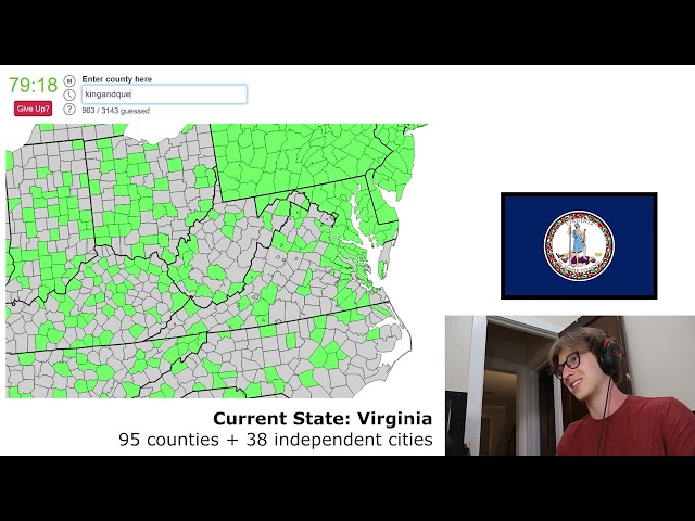 Naming all 3,143 US counties (and equivalents) from memory