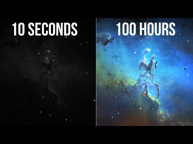 Shooting the Pillars of Creation for 10 Seconds vs 100 Hours