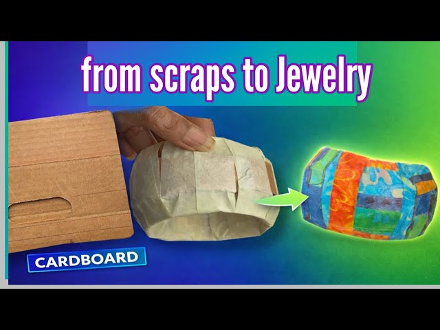 Cardboard?! This DIY Bracelet Blank Actually Works