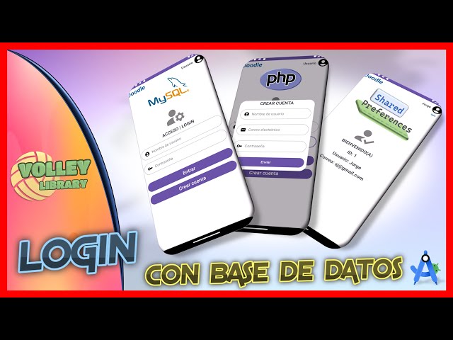 LOGIN & REGISTRATION PHP + MySQL + VOLLEY + SharedPreferences 📲 ANDROID STUDIO [Tutorial] KOTLIN 📲