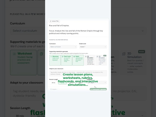 Lesson Preparation on LessonCrafts VS Other AI Tools