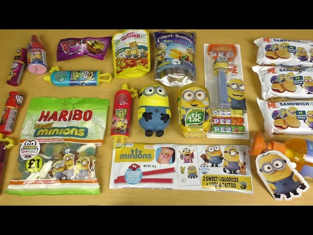 Minions Fun Food & Drink [PEZ TicTac Tattoo Sticker] Part II