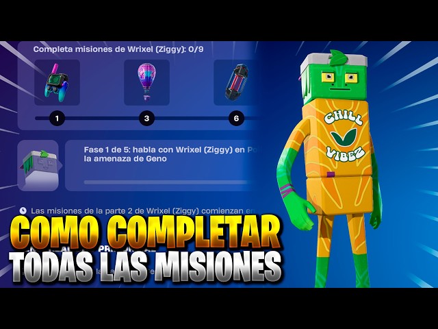 COMPLETE WRIXEL ZIGGY STORY QUESTS IN FORTNITE SEASON 4