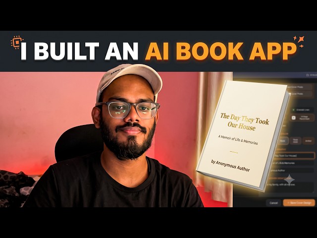 I Built a Startup using AI That Turns Your Memories Into a Book #ai #startup