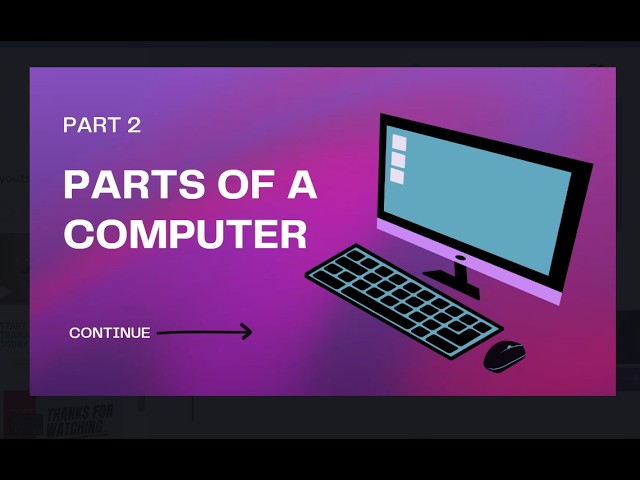 Basic Computer Parts Explained In Under 5 Minutes!