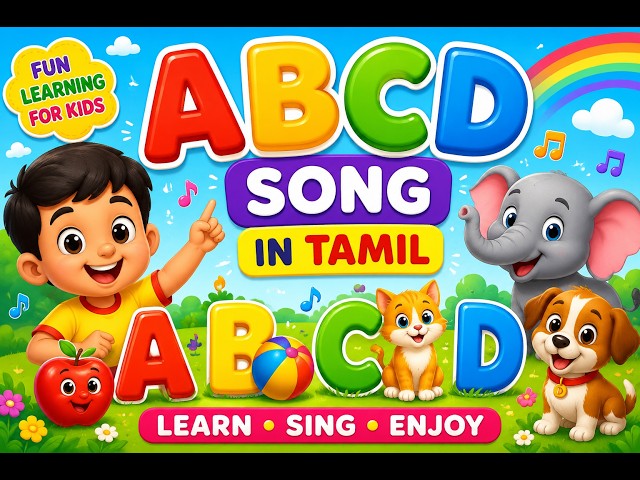 ABCD song | tamil| kids|