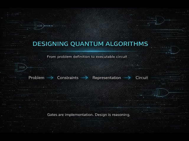 Video 31:  Designing Quantum Algorithms (Part 1) - From Problem to Circuit