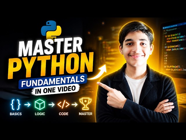Master Python Fundamentals in 1.5 Hours