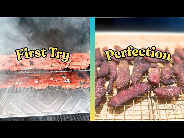 I Tried Making Beef Jerky on the Masterbuilt 800 for the FIRST TIME!