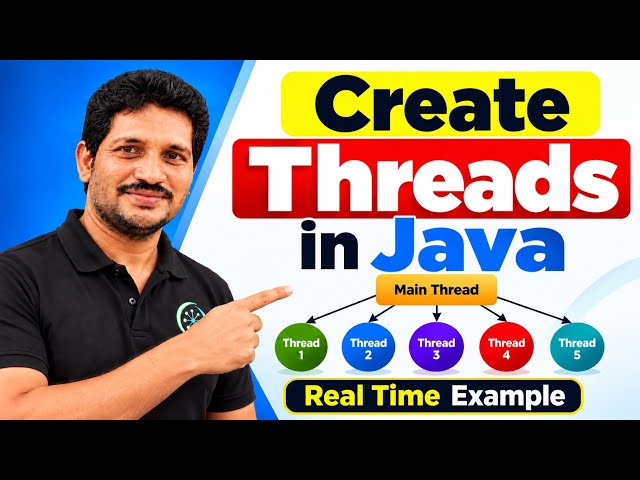 How To Create Multiple Threads In Java | Multithreading in Java With Example