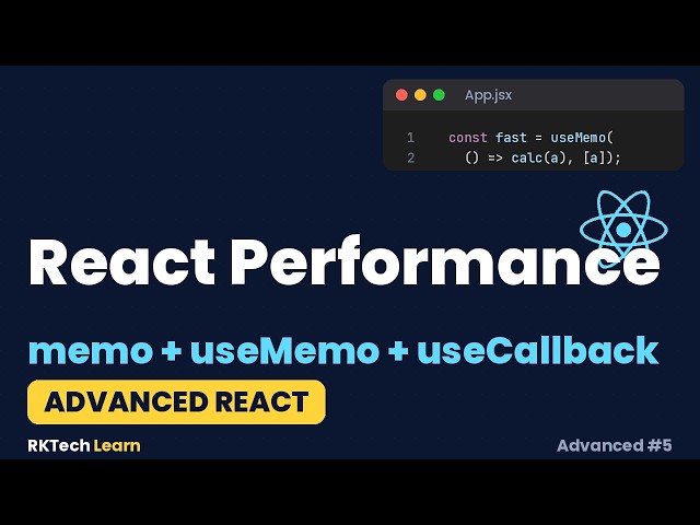 React Performance: memo, useMemo, useCallback & Lazy Loading | Advanced React #5