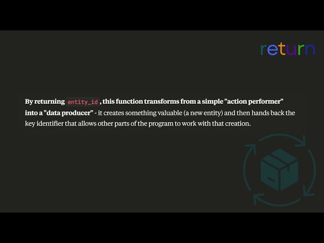 Learn about return statements in Python - From course I built 2 years ago #pythonprogramming