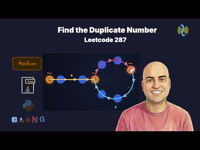 Find the Duplicate Number - Leetcode 287 — Floyd's Tortoise and Hare Without a Linked List (Java ...
