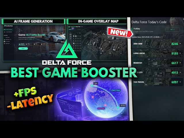 Fix Lag, Switch Servers & Boost FPS in Delta Force with LagoFast Game Booster