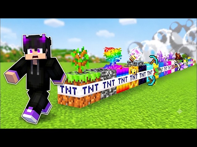 Minecraft, But Everything I Touch Turns to TNT... 💥
