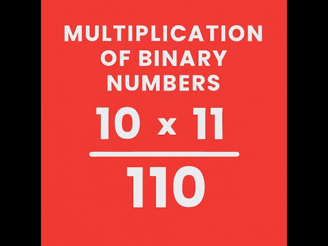 Science clinic[ MULTIPLICATION OF BINARY NUMBERS]