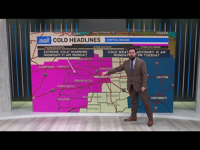 Snow continues Sunday, many 12"+ totals in central Indiana