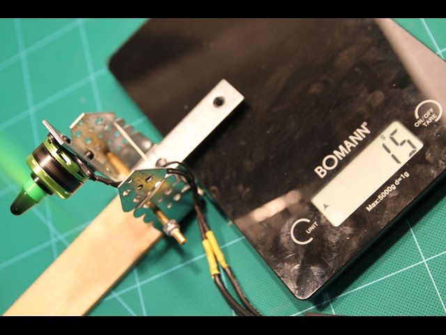 How to build a low-cost 5$ brushless motor thrust stand