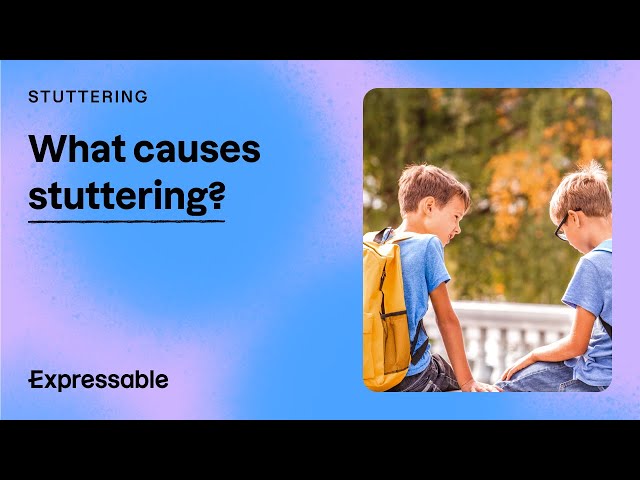 What causes stuttering?