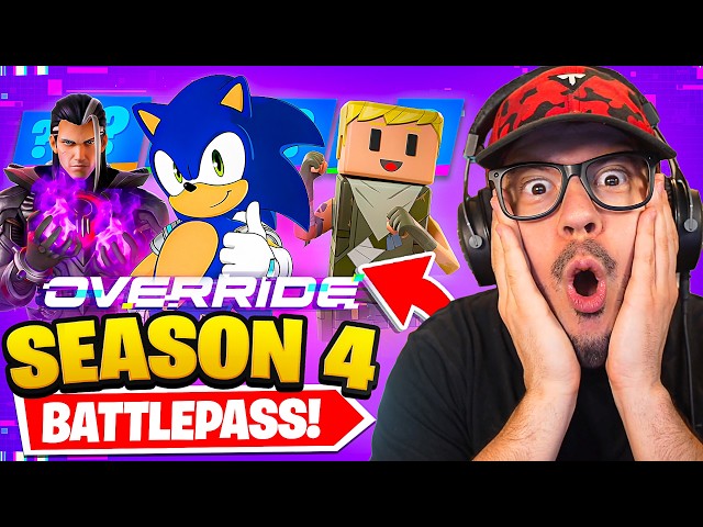 NEW *Season 4* BATTLE PASS in Fortnite! (SONIC)