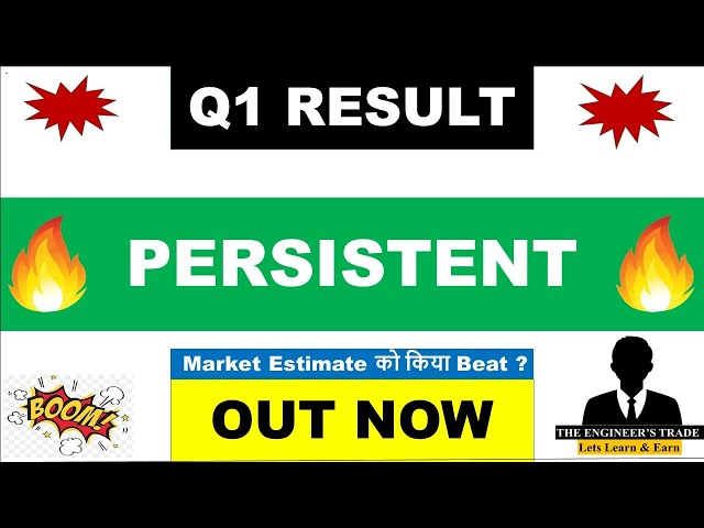 Persistent Q1 Results 2027 | Persistent Results Today | Persistent Share Latest News 