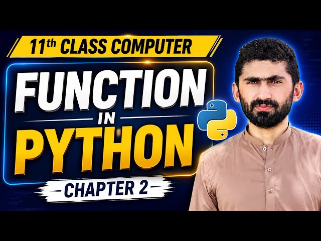 What is Function in Python? | Advantages of Function | Defining a Function | Class 11 Computer