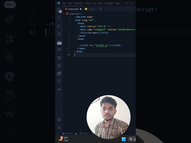 JavaScript Tag Selector Explained 🔥 getElementsByTagName() in 60 Seconds #shorts #viralreels