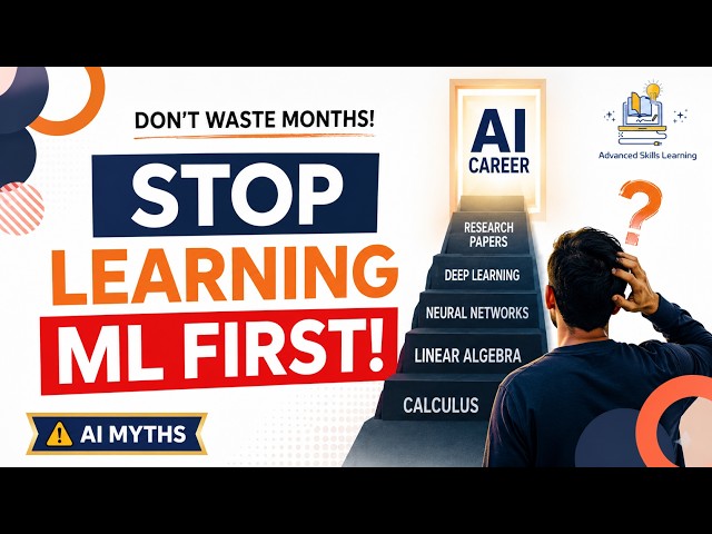 You Do NOT Need to Learn Machine Learning First !!!